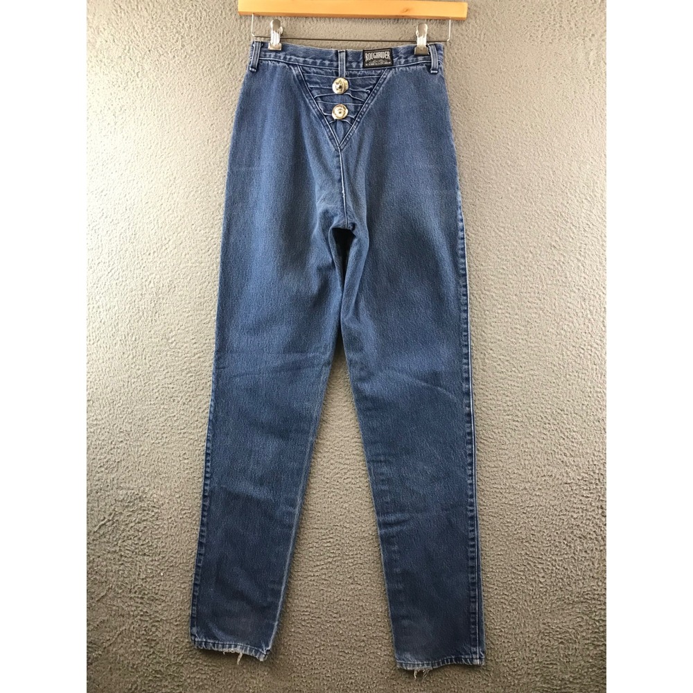 High Rise Blue Jeans